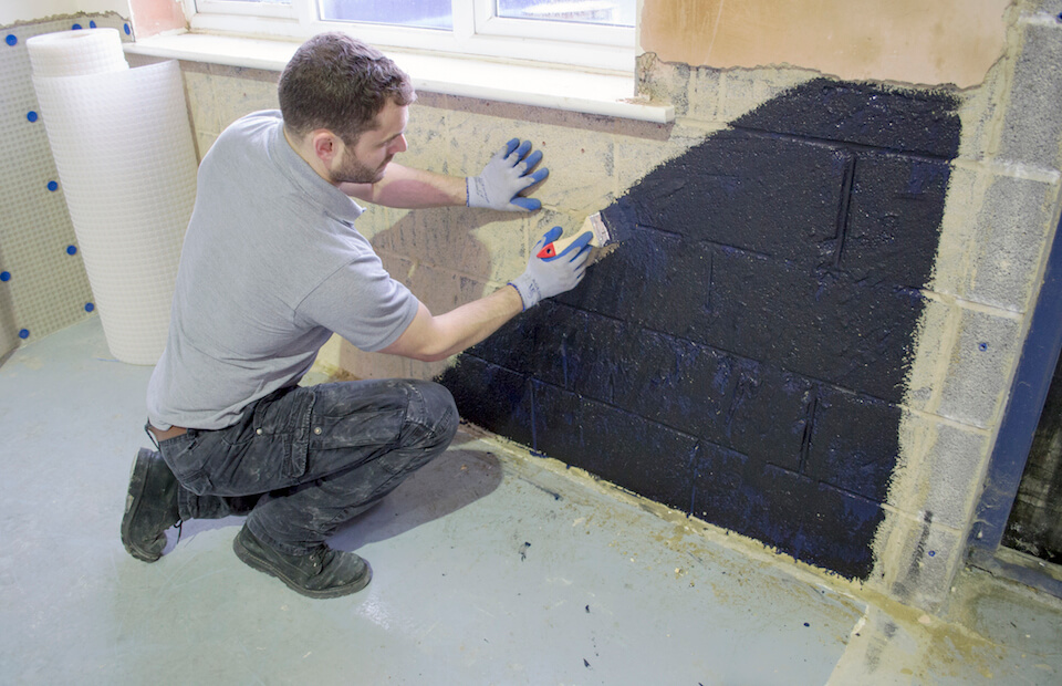 Wall seepage treatment